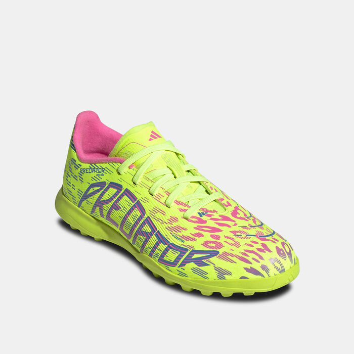 adidas Kids' Predator League Turf Ground Football Shoes Pink image number 3