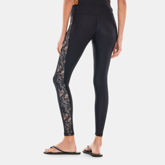 COEGA Women's Full Length Swim Leggings Black COEGA Women's Full Length Swim Leggings Black image number 1