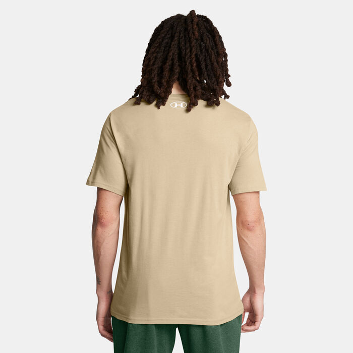 Under Armour Men's Sportstyle Left Chest Logo T-Shirt Beige Under Armour Men's Sportstyle Left Chest Logo T-Shirt Beige image number 1