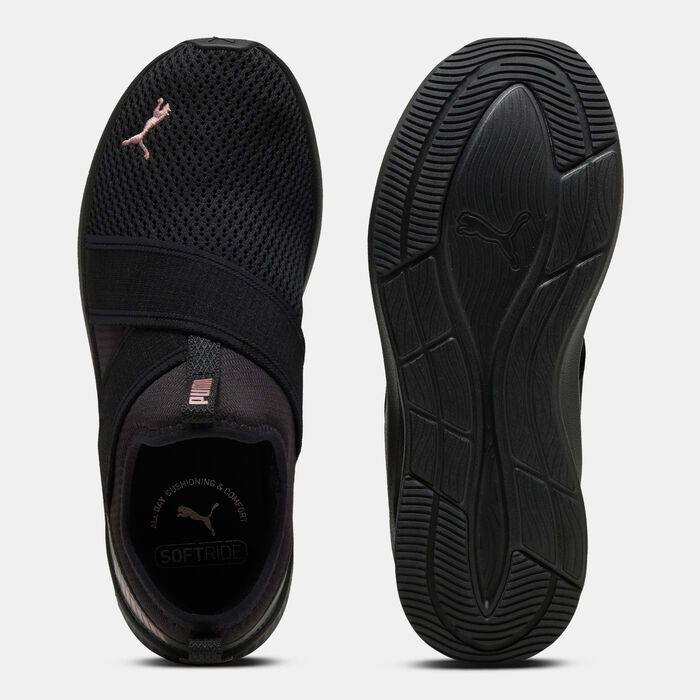 PUMA Women's SOFTRIDE Harli Running Slip-On Shoes Pink image number 3