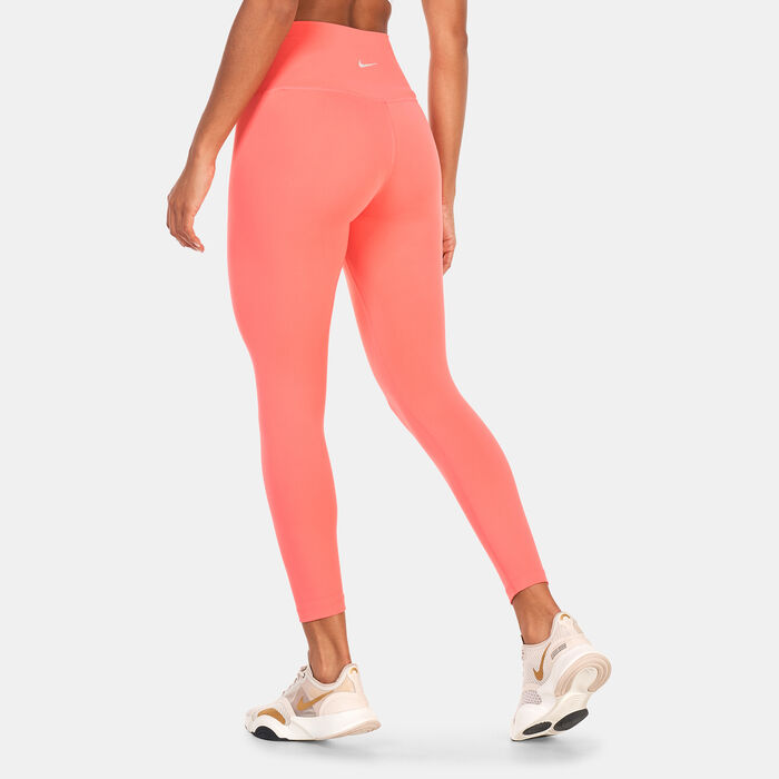 Nike Women's Yoga High-Waisted 7/8 Leggings Peach Nike Women's Yoga High-Waisted 7/8 Leggings Peach image number 1