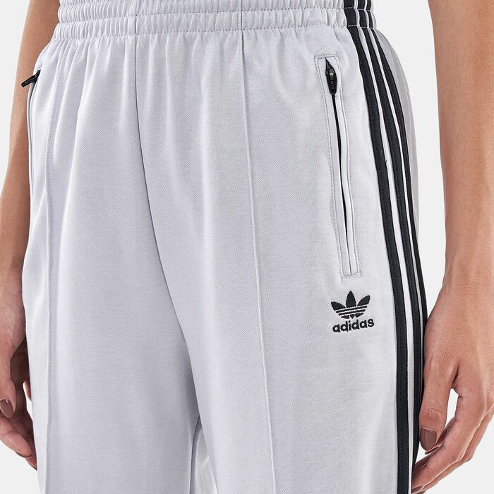 adidas Originals Women's Adicolor Classics High-Shine Straight-Leg Track Pants Silver image number 3