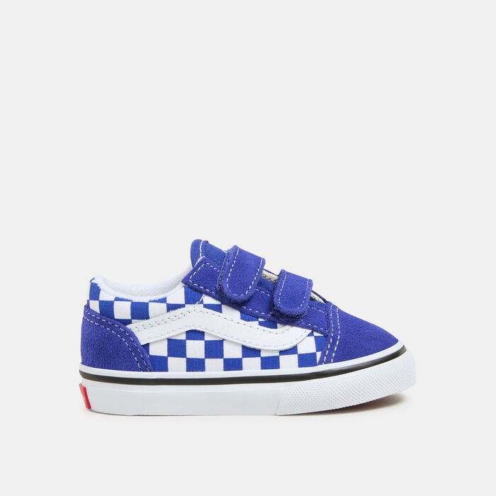 Vans Kids' Old Skool Velcro Shoes (Baby and Toddler) Multi-Color Vans Kids' Old Skool Velcro Shoes (Baby and Toddler) Multi-Color image number 0
