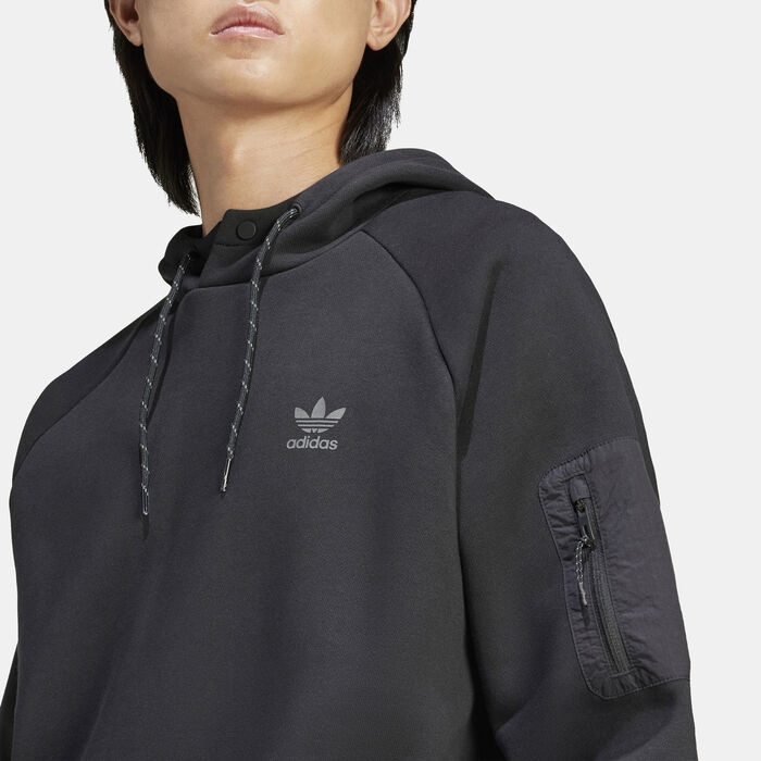 adidas Originals Men's Logo Hoodie Black adidas Originals Men's Logo Hoodie Black image number 3