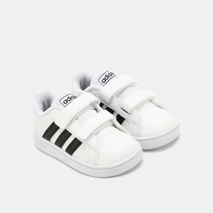 adidas Kids' Grand Court Shoe (Baby and Toddler) White adidas Kids' Grand Court Shoe (Baby and Toddler) White image number 2