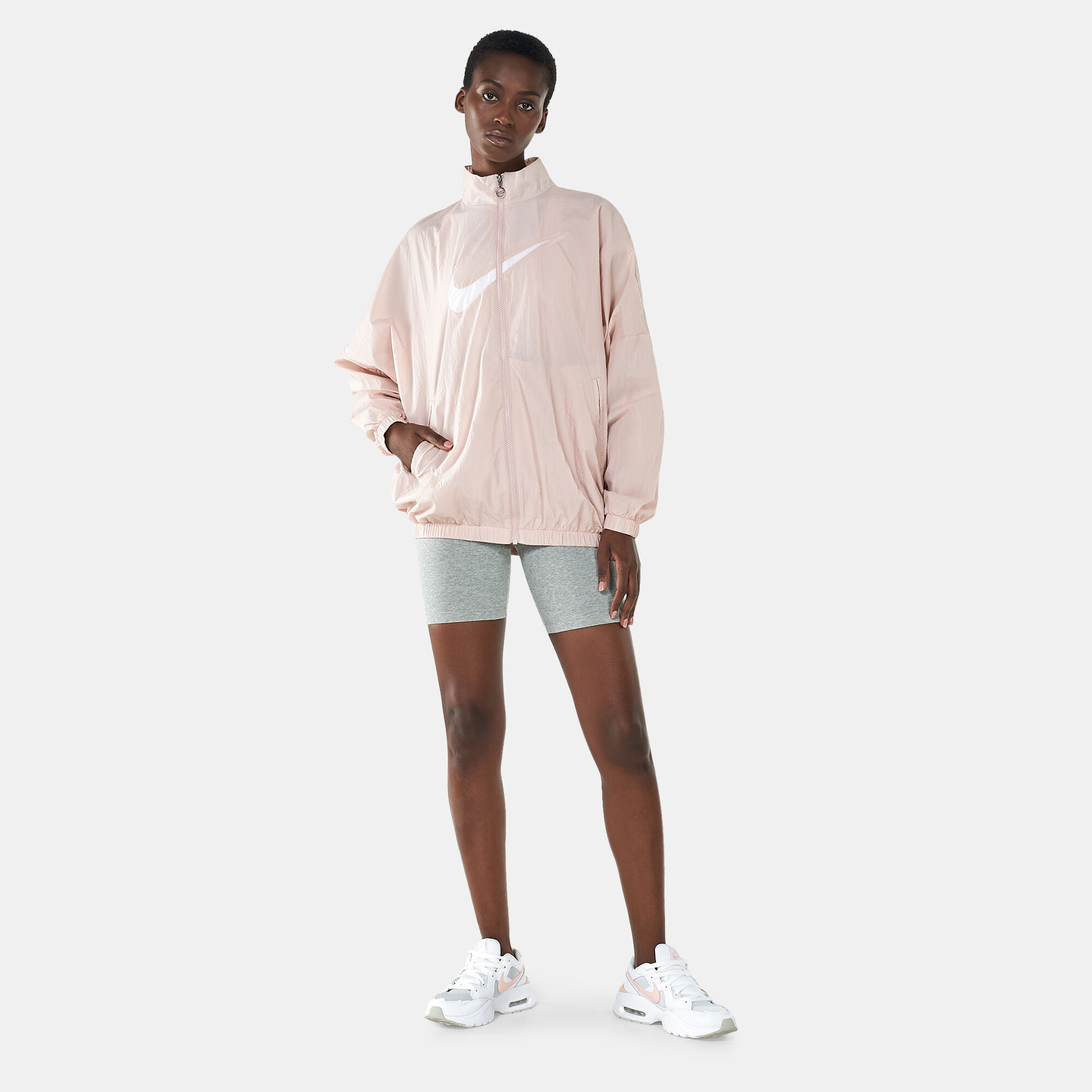 Nike woven jacket pink new arrivals