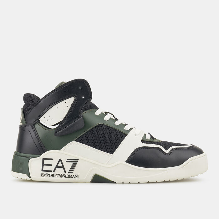 EA7 Emporio Armani Men's Basket Mid Shoes Green EA7 Emporio Armani Men's Basket Mid Shoes Green image number 0
