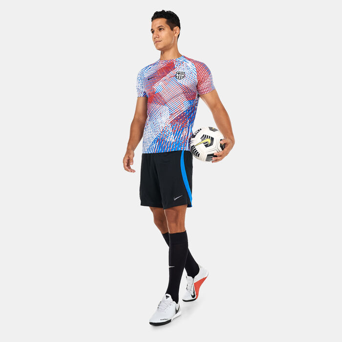 Nike Men's F.C. Barcelona Strike Dri-FIT Knit Football Shorts Black image number 2