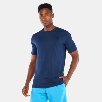 Buy Under Armour Men's Sportstyle Left Chest Logo T-Shirt Blue in