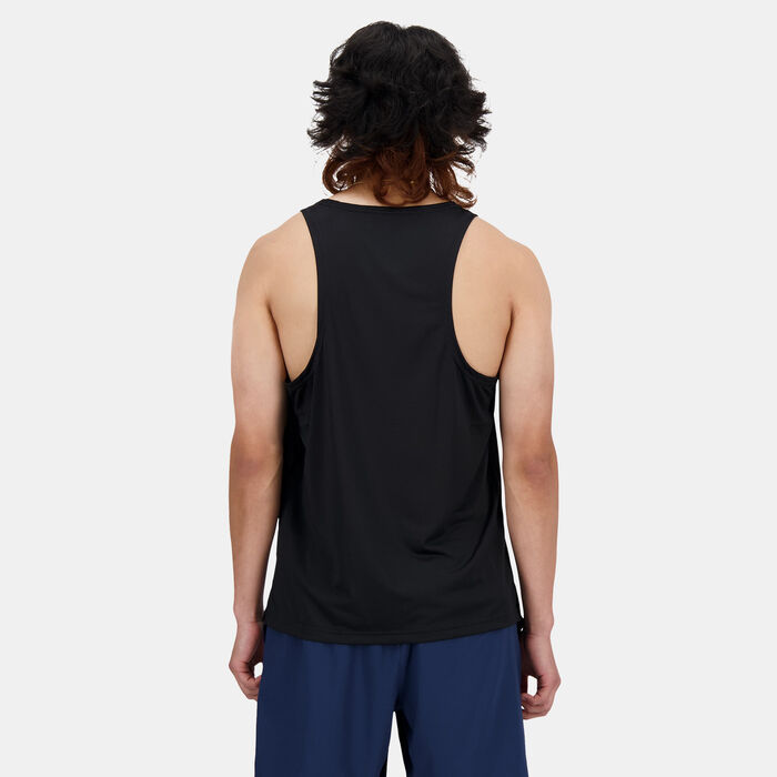New Balance Men's Sport Essentials Running Tank Top Black image number 1