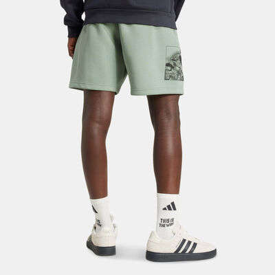 adidas Men's Star Wars The Mandalorian Shorts Green