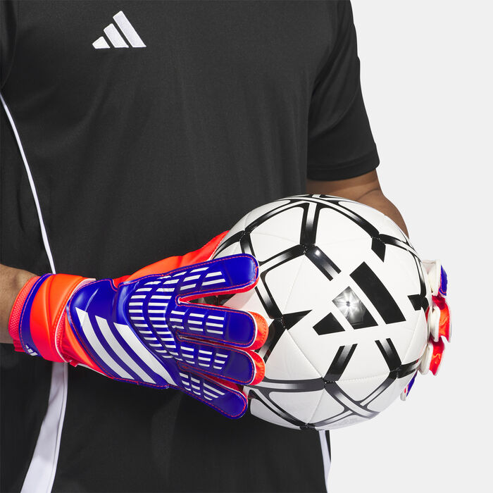 adidas Predator Football Goalkeeper Gloves Blue adidas Predator Football Goalkeeper Gloves Blue image number 4