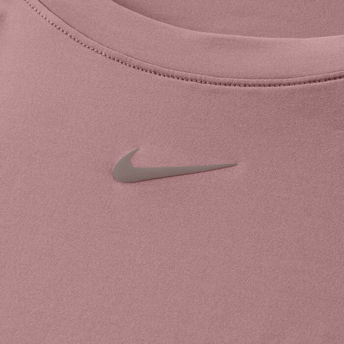 Nike Women's One Dri-FIT Training Crop Top Pink Nike Women's One Dri-FIT Training Crop Top Pink image number 4