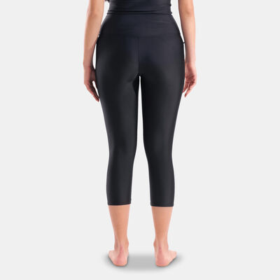 Arena Women's Modesty 3/4 Swimming Leggings Black Arena Women's Modesty 3/4 Swimming Leggings Black