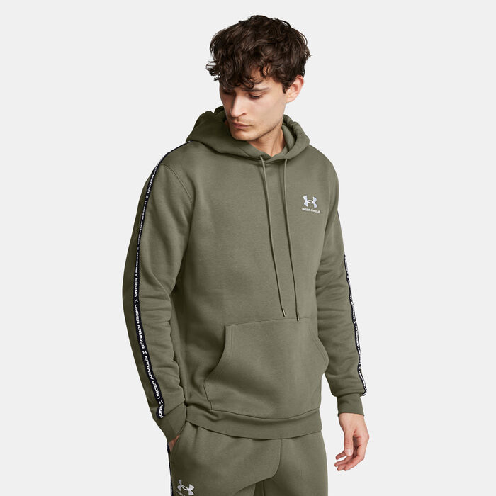 Under Armour Men's Icon Fleece Taping Hoodie Green image number 0