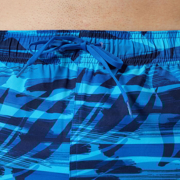 Speedo Men's Printed Redondo Edge Volley Swimming Shorts Blue Speedo Men's Printed Redondo Edge Volley Swimming Shorts Blue image number 3