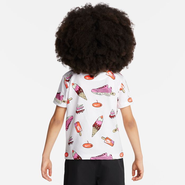 Nike Kids' Sole Food Printed T-Shirt White Nike Kids' Sole Food Printed T-Shirt White image number 3