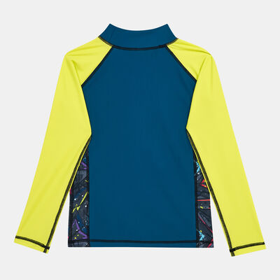 COEGA Kids' Graphic Print Rashguard Green COEGA Kids' Graphic Print Rashguard Green