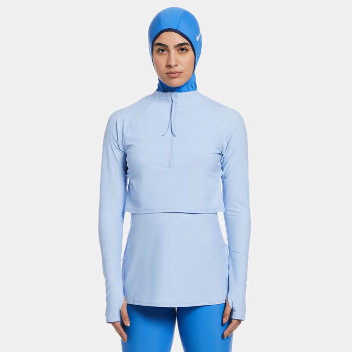 Nike Swim Women's Full Coverage Swimming Tunic Blue image number 0