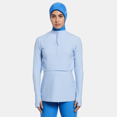 Nike Swim Women's Full Coverage Swimming Tunic Blue Nike Swim Women's Full Coverage Swimming Tunic Blue
