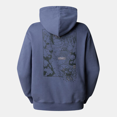 The North Face Men's U Powder Days Hoodie Blue The North Face Men's U Powder Days Hoodie Blue