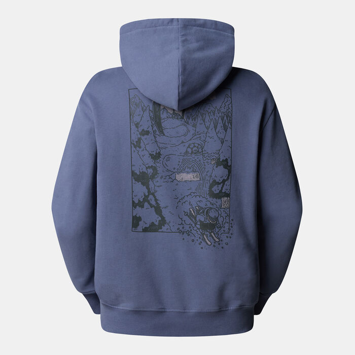 The North Face Men's U Powder Days Hoodie Blue The North Face Men's U Powder Days Hoodie Blue image number 1