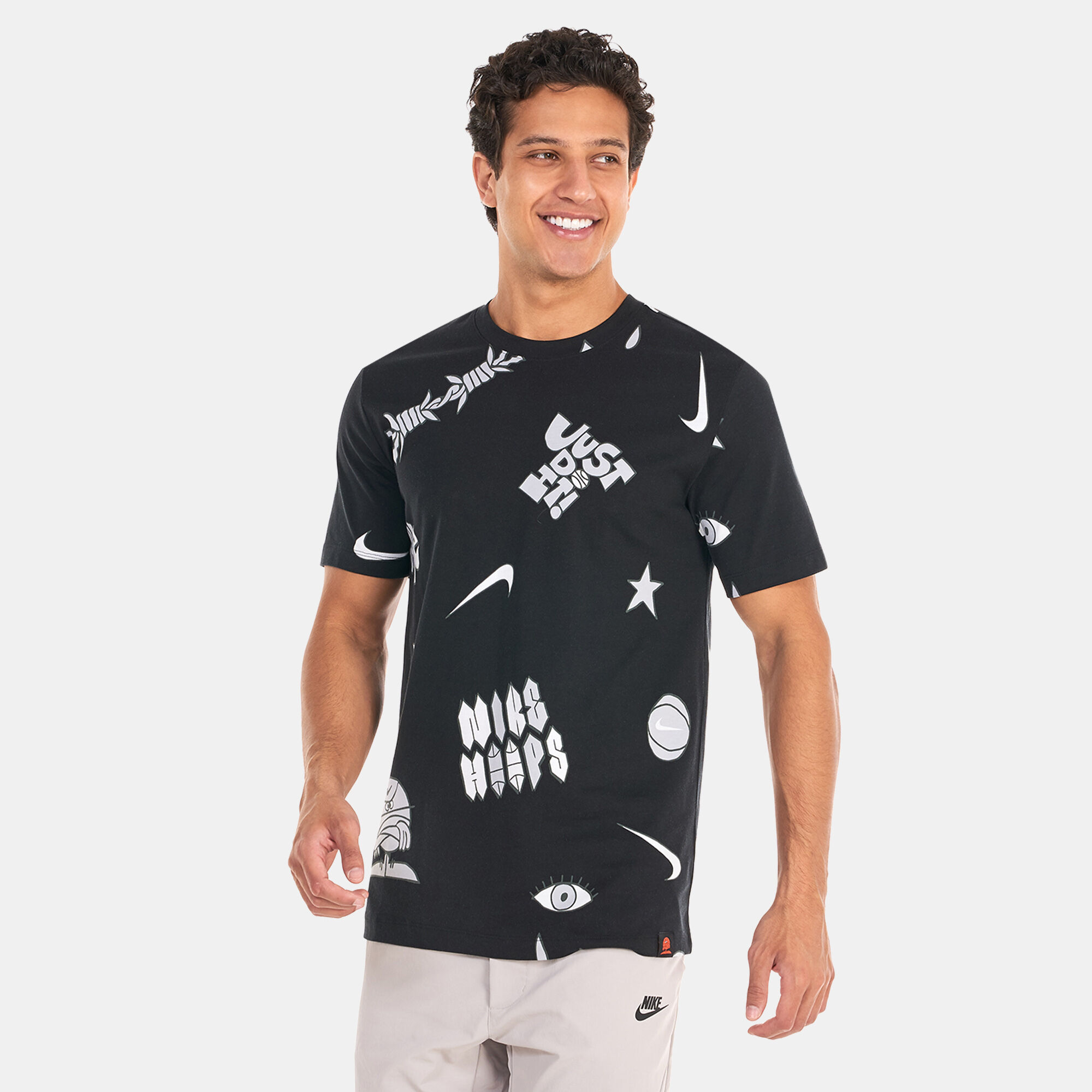 Buy Nike Men s Basketball T Shirt Black in KSA SSS