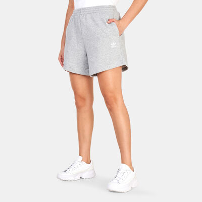 adidas Originals Women's Adicolor Essentials French Terry Shorts Grey