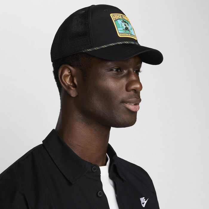 Nike Kids' Rise Structured Trucker Cap Black Nike Kids' Rise Structured Trucker Cap Black image number 3
