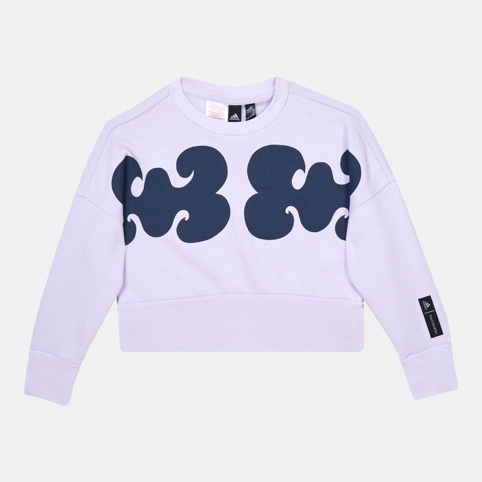 adidas Kids' Marimekko Sweatshirt Purple adidas Kids' Marimekko Sweatshirt Purple image number 0