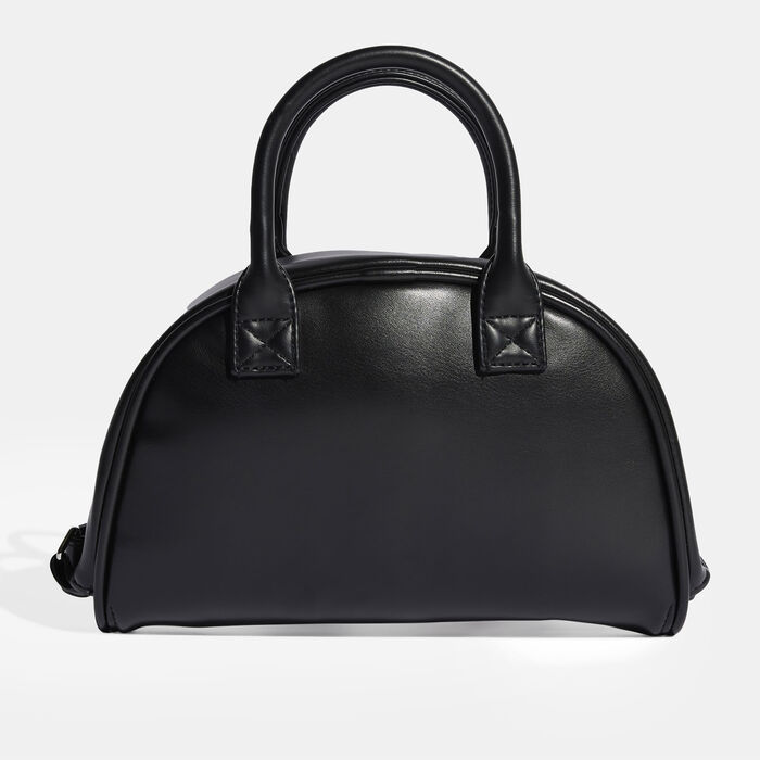 adidas Originals Women's Trefoil Satchel Crossbody Bag Black adidas Originals Women's Trefoil Satchel Crossbody Bag Black image number 1