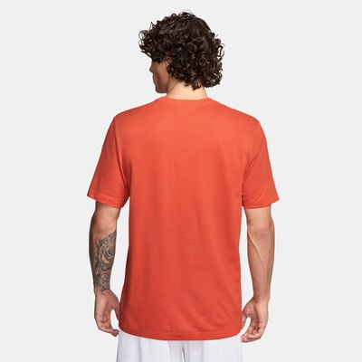 Nike Men's Dri-FIT Basketball T-Shirt Orange Nike Men's Dri-FIT Basketball T-Shirt Orange