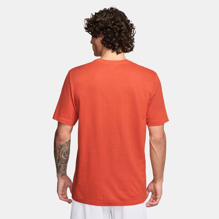 Nike Men's Dri-FIT Basketball T-Shirt Orange Nike Men's Dri-FIT Basketball T-Shirt Orange image number 1