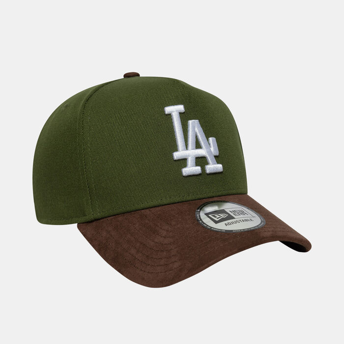 New Era Men's MLB Los Angeles Dodgers E-Frame Cap Green image number 3