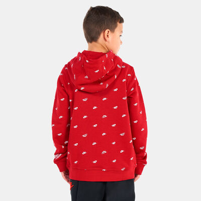 Nike Kids' Sportswear Club Fleece Pullover Hoodie (Older Kids) Red