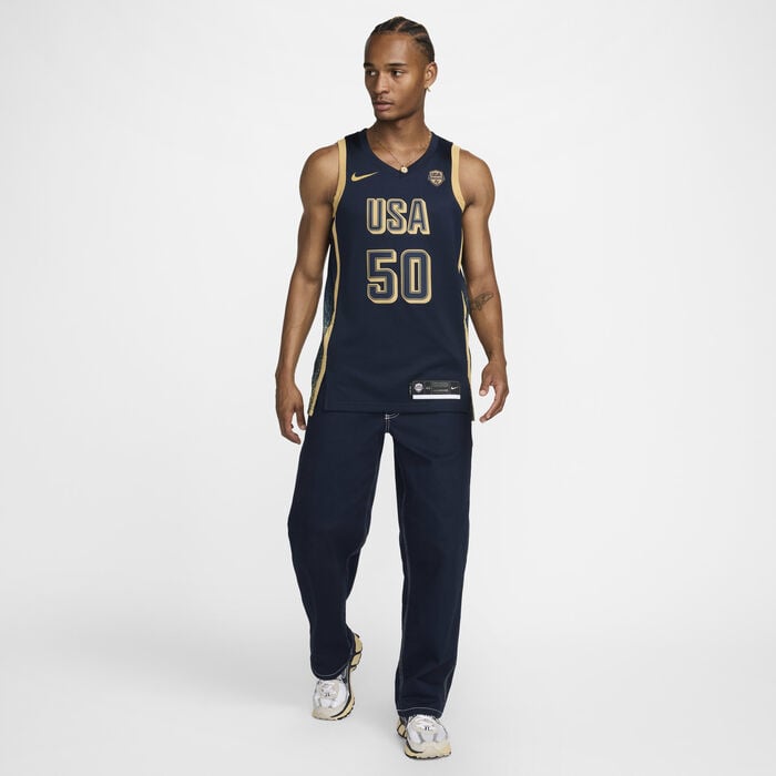 Nike Men's USAB Limited Basketball Replica Jersey Blue Nike Men's USAB Limited Basketball Replica Jersey Blue image number 6