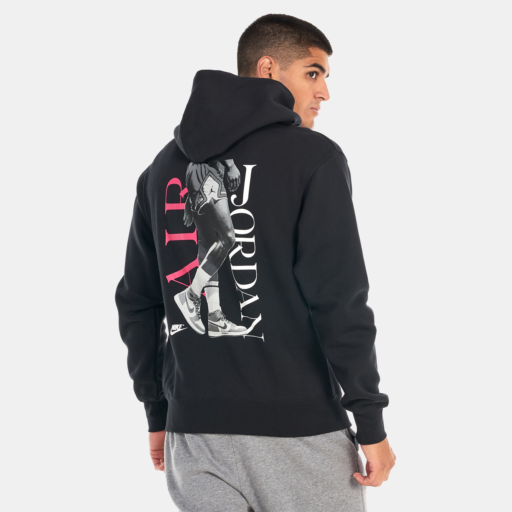 Men s Sport DNA Fleece Pullover Hoodie White Jordan in KSA SSS