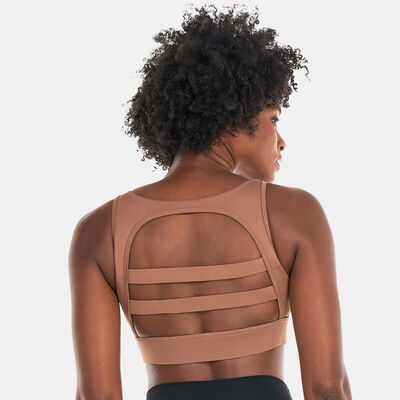 SQUATWOLF Women's Flux High-Impact Sports Bra Brown