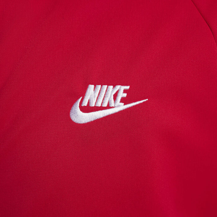 Nike Men's Club Poly-Knit Tracksuit Red image number 3