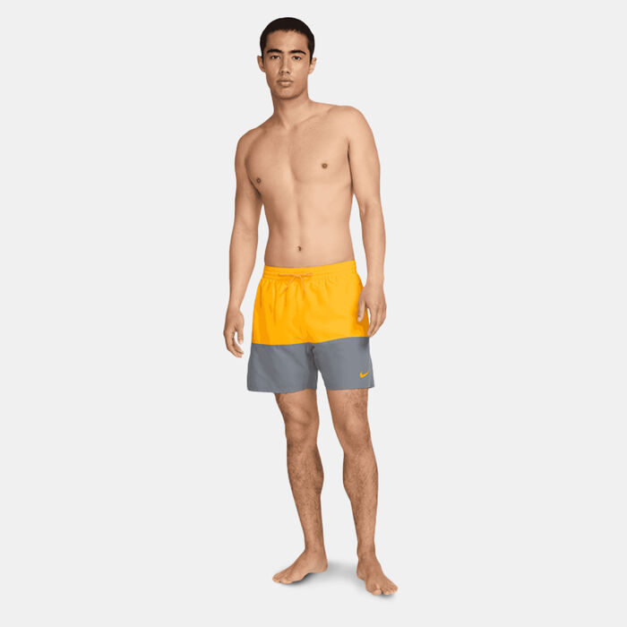 Nike Swim Men's Split Swim Trunks Orange image number 2