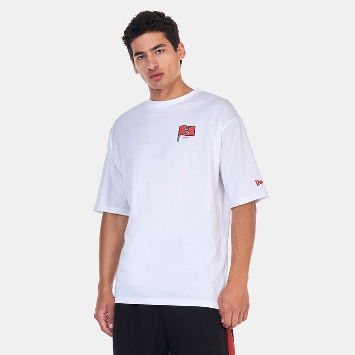 New Era MLB Boston Red Sox Burger Graphic T-Shirt White New Era MLB Boston Red Sox Burger Graphic T-Shirt White image number 0