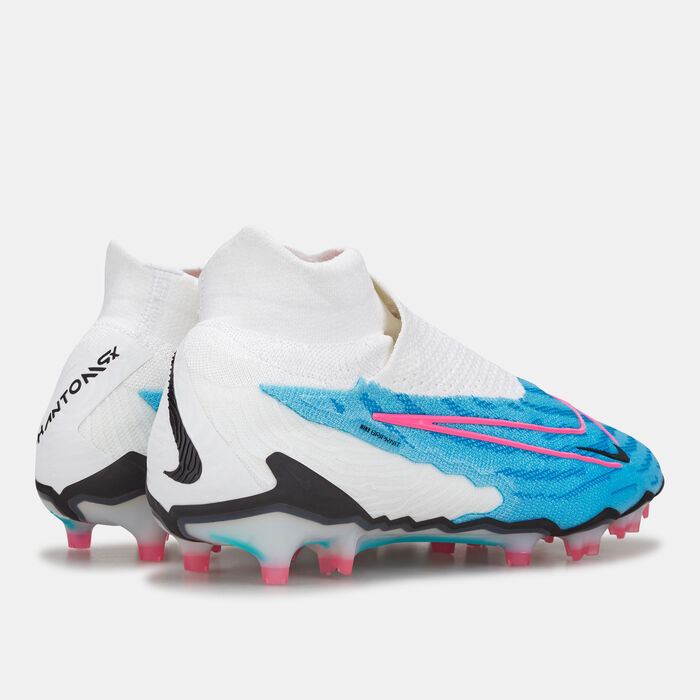 Nike Men's Gripknit Phantom GX Elite Firm Ground Football Shoe Blue Nike Men's Gripknit Phantom GX Elite Firm Ground Football Shoe Blue image number 2