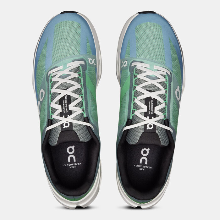 On Men's Cloudsurfer Next Running Shoes Green On Men's Cloudsurfer Next Running Shoes Green image number 4