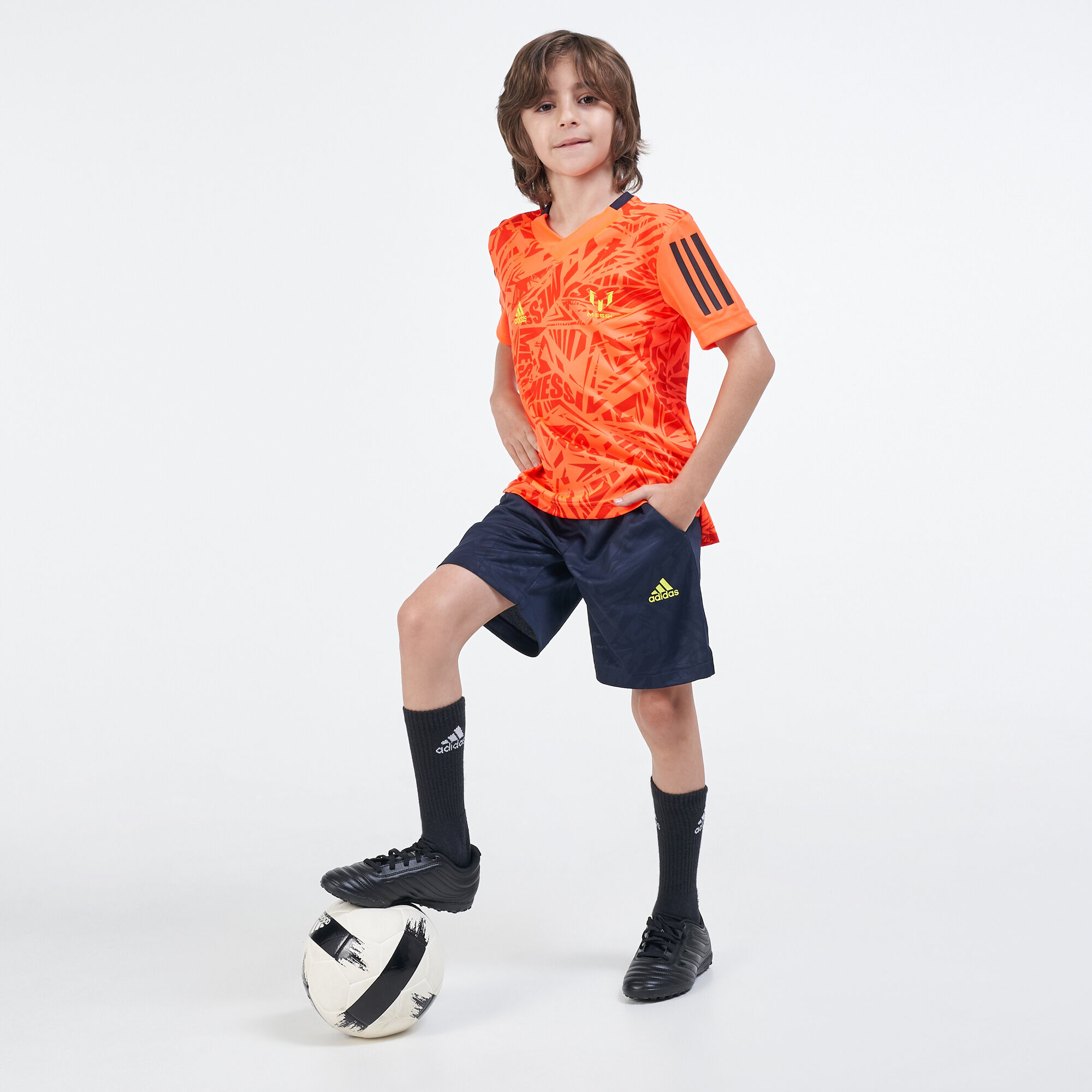 Boys messi shorts new arrivals