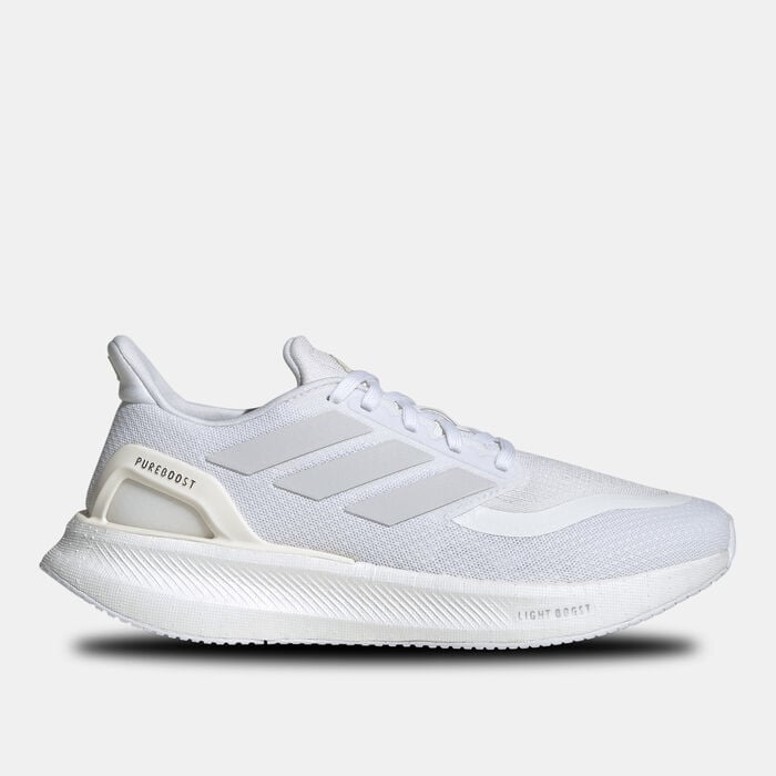 adidas Women's Pureboost 5 Running Shoes White adidas Women's Pureboost 5 Running Shoes White image number 0