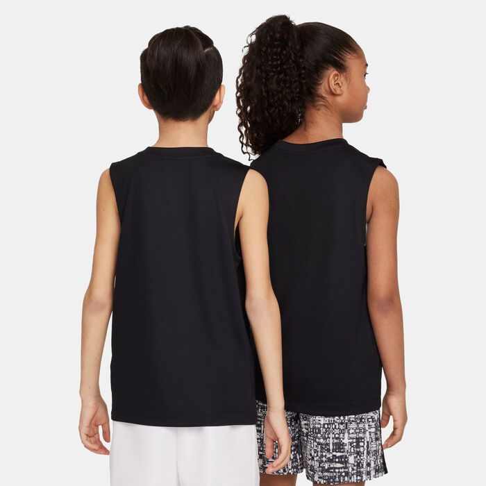 Nike Kids' Multi Dri-FIT Sleeveless T-Shirt Black Nike Kids' Multi Dri-FIT Sleeveless T-Shirt Black image number 1