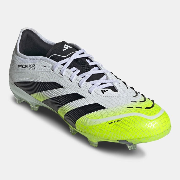 adidas Men's Predator Pro Firm Ground Football Shoes White adidas Men's Predator Pro Firm Ground Football Shoes White image number 1