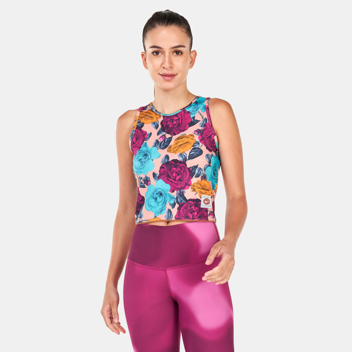 Nike Women's Dri-FIT Icon Clash Tank Top Red image number 0