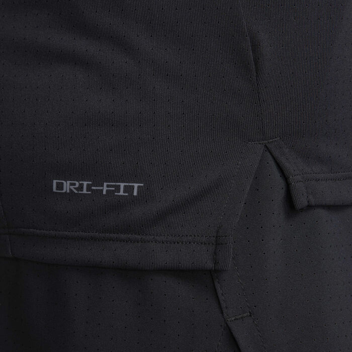 Nike Men's Fast Dri-FIT Running Vest Black Nike Men's Fast Dri-FIT Running Vest Black image number 4