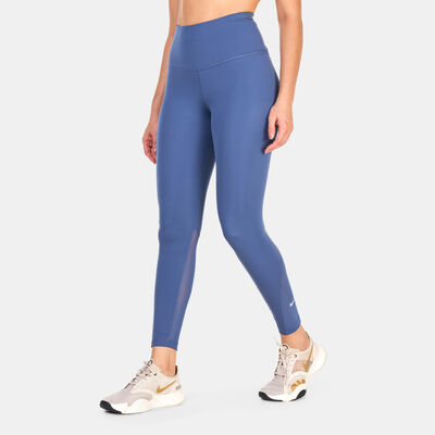 Nike Women's One High-Waisted Leggings Blue